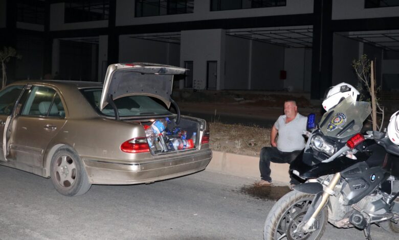 Antalya’da polis ekiplerinin ‘dur’ ihtarına