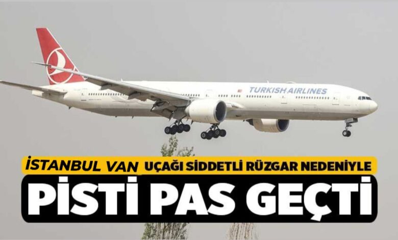 Van’da etkili olan kuvvetli rüzgar,