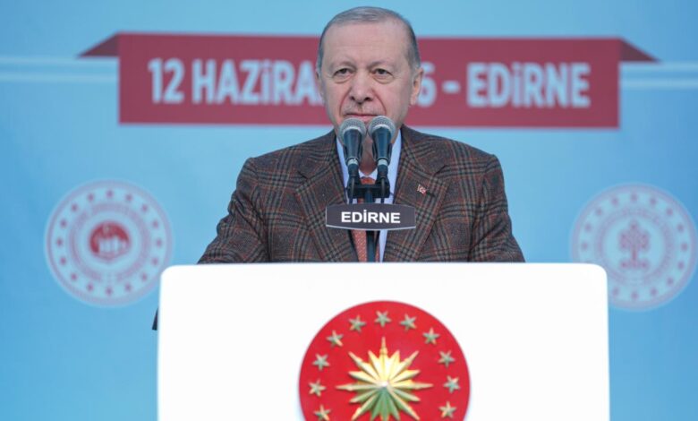 EDİRNE / TEKHA Cumhurbaşkanı Recep